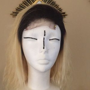 613 dark roots 4*4 Lace closure wig